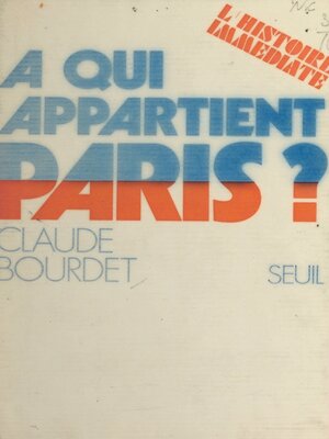 cover image of À qui appartient Paris ?